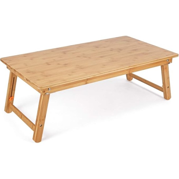 Large Size Floor Desk with Folding Legs Adjustable Low Coffee Table for Breakfast Serving Tray Gaming Writing 33.5x17.7in