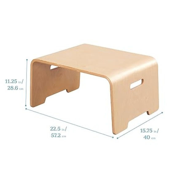 Bentwood Lap Desk with Handles, Activity Table, Natural