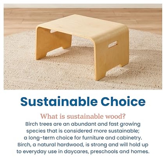 Bentwood Lap Desk with Handles, Activity Table, Natural