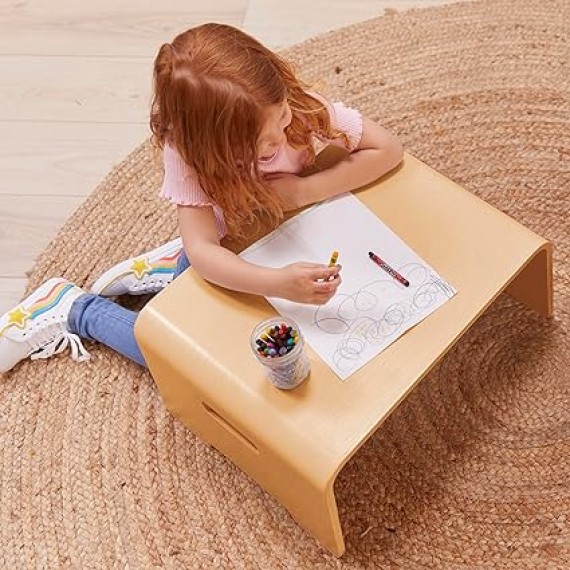 Bentwood Lap Desk with Handles, Activity Table, Natural