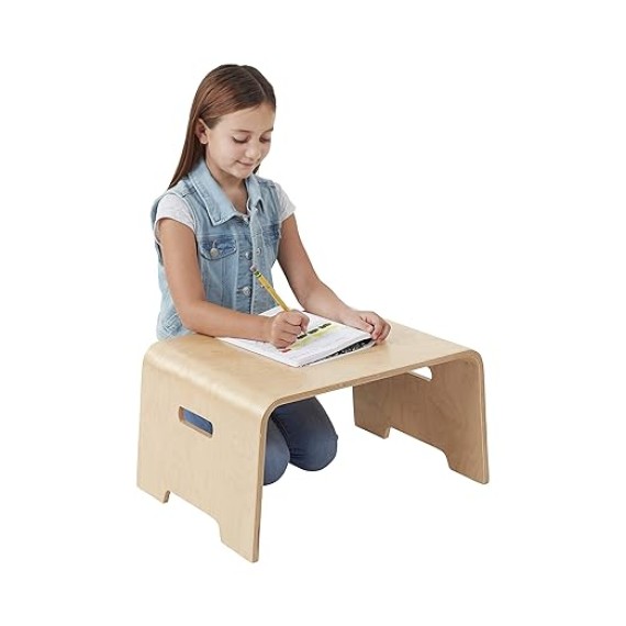 Bentwood Lap Desk with Handles, Activity Table, Natural