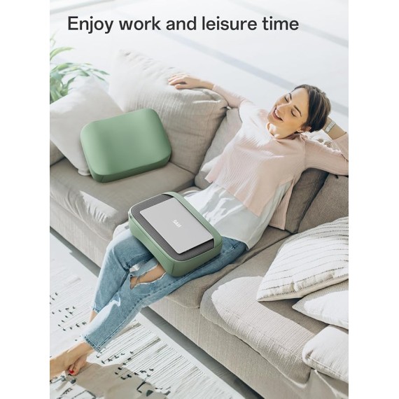 Breathable Lap Desk for Laptop + Laptop Table with LED
