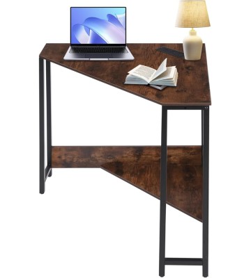 Corner Desk,Triangle Corner Computer Desk with Keyboard Tray,Monitor Stand,Mall Desk with Outlets,Small Space Gaming Table Corner Desk,Writing Desk Study Desks,for Home Office Room Small Space